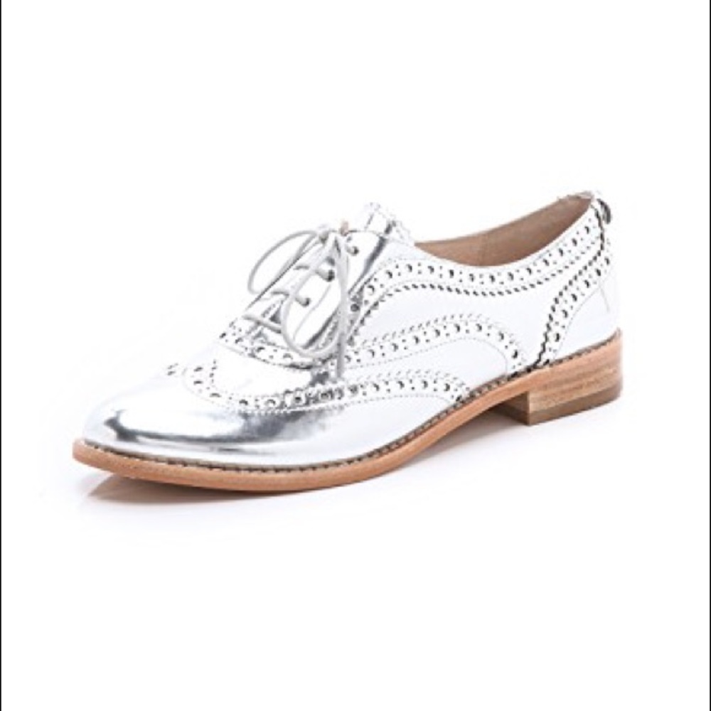 Sam Edelman Metallic Oxfords